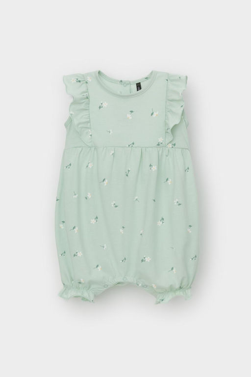 Crockid _ КР 6408/пастельно-зеленый,милые цветочки к543 полукомбинезон (песочник) д/дев яс фото 2