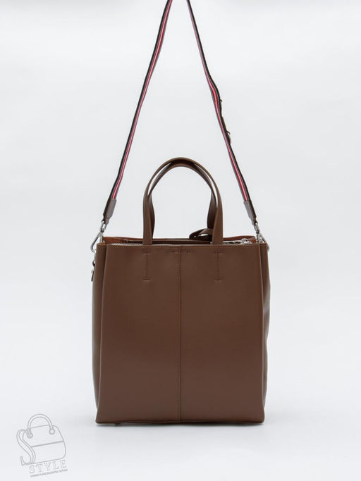 Сумка женская кожаная 6062L caramel Polina&Eiterou