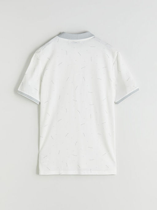 Polo Yaka Desenli Pike Erkek Ti??rt