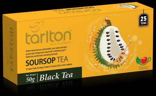 TARLTON. В пакетиках. Черный чай Саусеп 50 гр. карт.пачка, 25 пак.