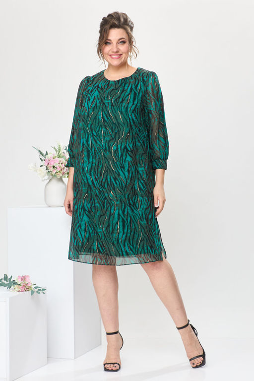 Платье Romanovich Style 1-2628 изумрудный
