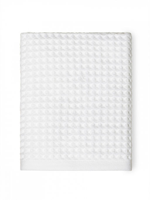 Полотенце для лица 50x90 белый вафельное полотно