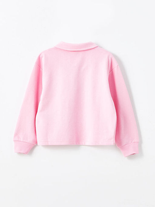 Polo Yaka Barbie Bask?l? K?z ?ocuk Sweatshirt - Waikiki фото 2