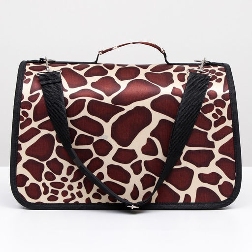 Сумка - переноска для животных Жираф, каркасная, размер S, 37,5 х 17 х 22 см - Пижон фото 3