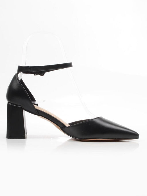 06-HDP1168-1 BLACK Туфли летние женские (натуральная кожа)