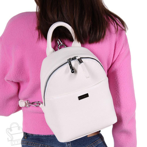 Рюкзак женский 69149 white Velina Fabbianno-Safenta30 - Velina fabbiano фото 2