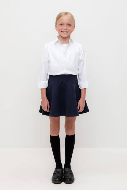 Crockid _ К 7140/индиго юбка для дев