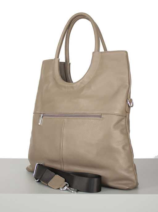 LACCOMA сумка Y1475-темно-бежевый натуральная кожа полиэстр  фото 3