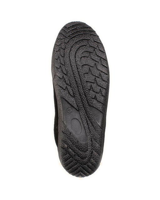 Полусапоги женские на литой подошве., Черные. Замша. Подклад овчина.