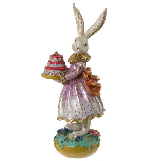 Фигурка декоративная "Зайка", L12,5 W10 H27,5 см