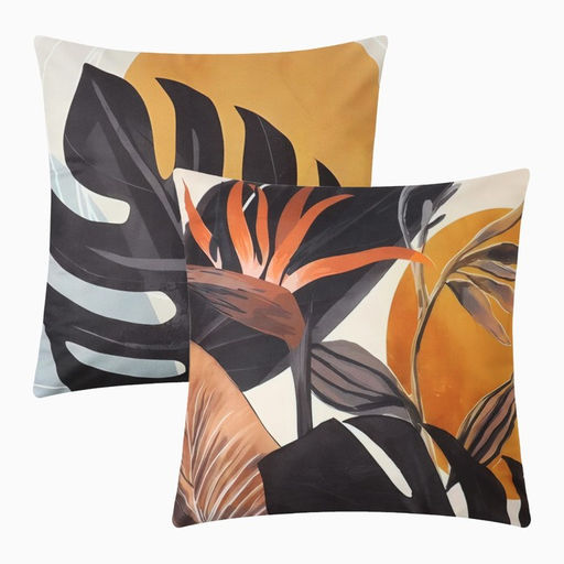 Набор декоративных наволочек Этель Summer 45×45 см - 2 шт., полиэстер, велюр