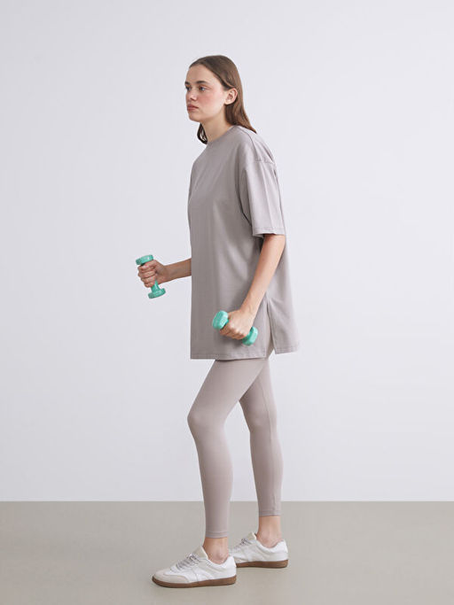 Bisiklet Yaka Kad?n Ti??rt