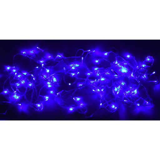 Электрогирлянда 9м, 100 ламп, синий