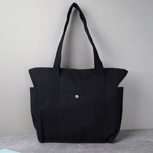 Сумка дамская шоппер 26х31х38х12 черный / MIR - 06 /уп 40/ - ГалеонТрейд фото 2