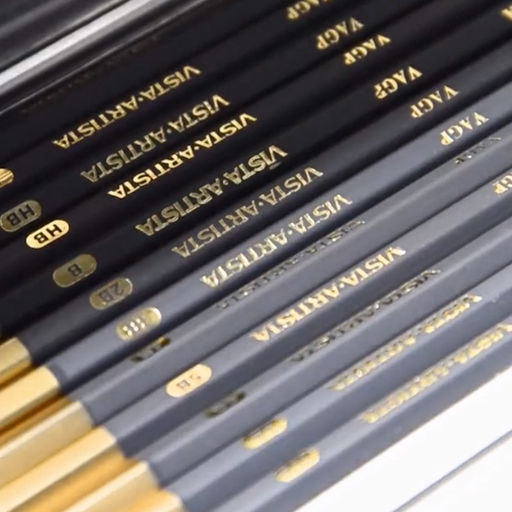 VISTA-ARTISTA VAGPB-6 Чернографитные карандаши (в блистере) заточенный 10 х 6 шт. ассорти HB-8B