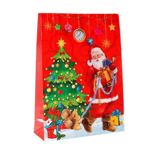 Пакет подарочный 55*40*13 см НОВЫЙ ГОД микс арт. 447XL (695100)