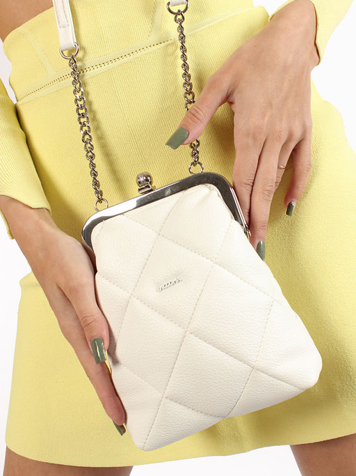 LACCOMA сумка Китти-F071-белый эко кожа хлопок