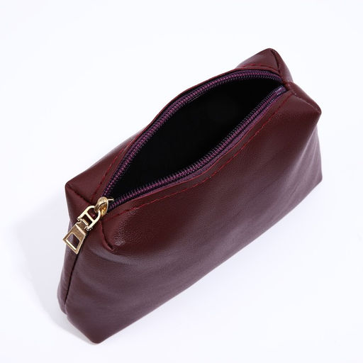 Сумка-мешок на кнопке, цвет бордовый - Simaland фото 9