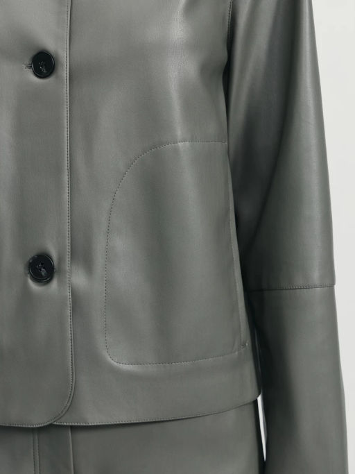 Жакет из искусственной кожи / Zarina фото 7