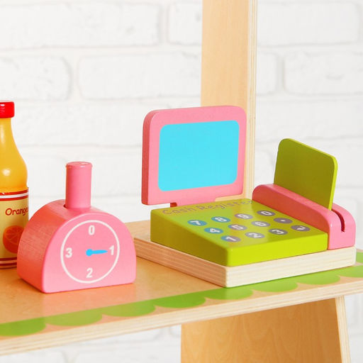 Игровой набор Играем в магазин, деревянные продукты в наборе - Simaland фото 2