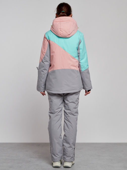 Горнолыжный костюм женский зимний розового цвета 02319R - Chunmai фото 5