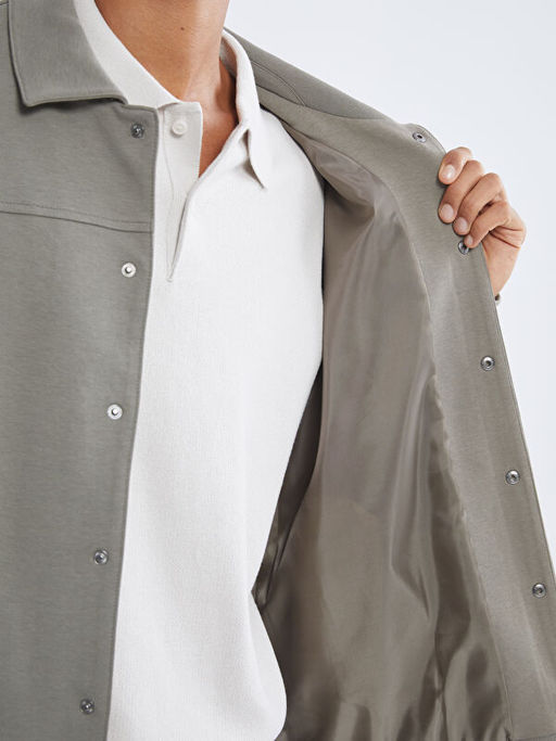 Rahat Kal?p Uzun Kollu Erkek G?mlek Ceket