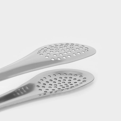 Щипцы кухонные с перфорацией Доляна, 201 сталь, 23 см фото 6