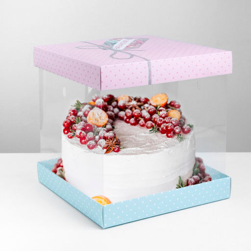 Коробка для торта, кондитерская упаковка, Have a nice day, 30 х 30 см