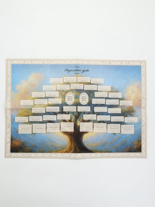 Родословная книга «Мама», 56 листов, 112 страниц, 16.5×24 см