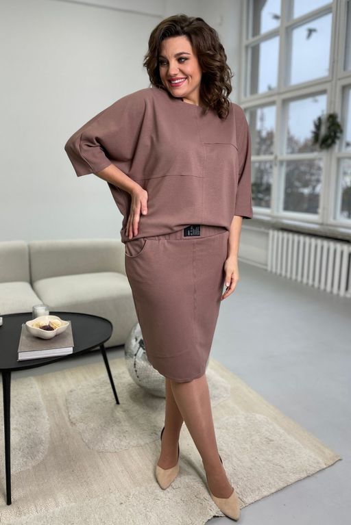 Юбка Rumoda 2095 коричневый  фото 2