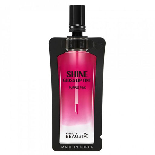 Beausta Тинт для губ / Shine Gloss Lip tint #2 Purple Pink, пурпурно-розовый, 4 мл  фото 4