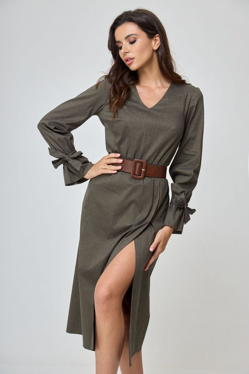 Платье ANELLI 1164 зелень  фото 3