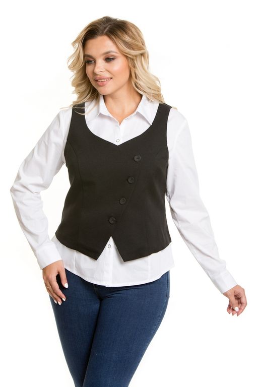 Жилет 1051 черный - Novita фото 3