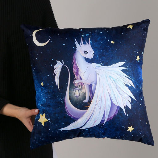 Подушка квадратная Лунный дракон - Mni mnu фото 5