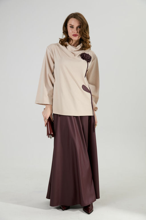 Юбка NIKVA н813-21 бордо