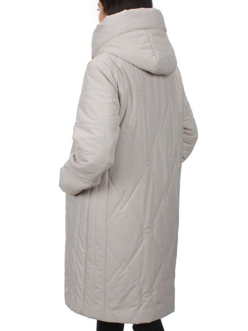 1119 LT. BEIGE Пальто зимнее облегченное женское (холлофайбер 150 гр.) - Fashion фото 6