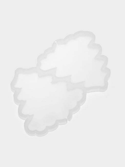 Форма леденцов Ёлка, силикон, 2 ячейки, 12?9?0.8 см, h=8 см, прозрачная