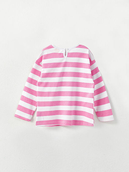 Bisiklet Yaka Uzun Kollu Paw Patrol Bask?l? K?z Bebek Ti??rt - Waikiki фото 2