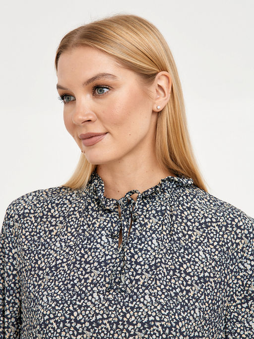 рубашка женская из вискозы с принтом - Glenfield фото 7