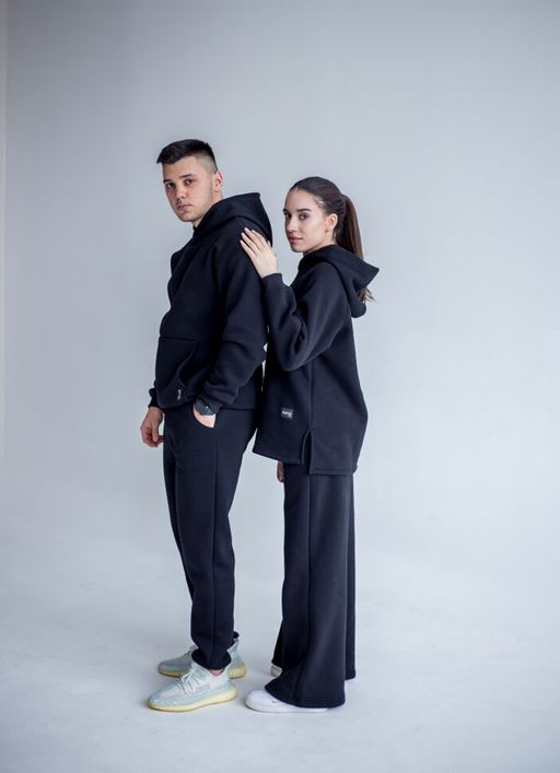 Костюм мужской утепленный ПРЕМИУМ качество, футер 3х нитка С НАЧЕСОМ - Knitka wear фото 6