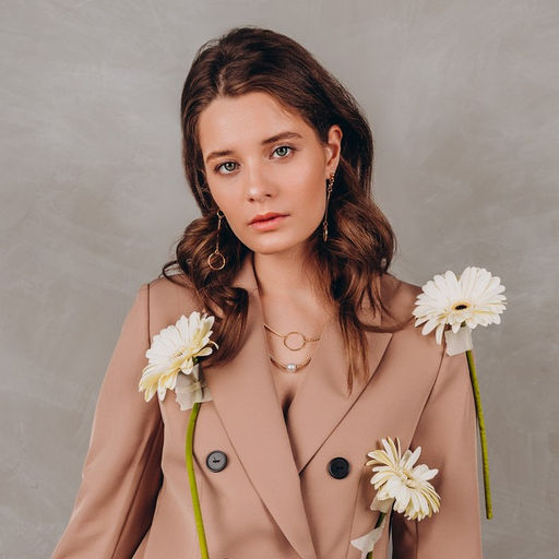 Серьги металл Кольца с цепью, цвет золото - Queen fair фото 4