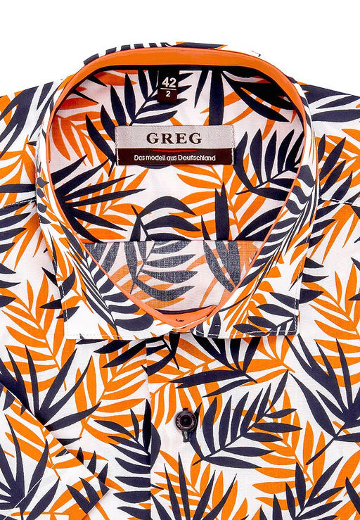 Сорочка мужская короткий рукав GREG 153/109/3031/ZS/1