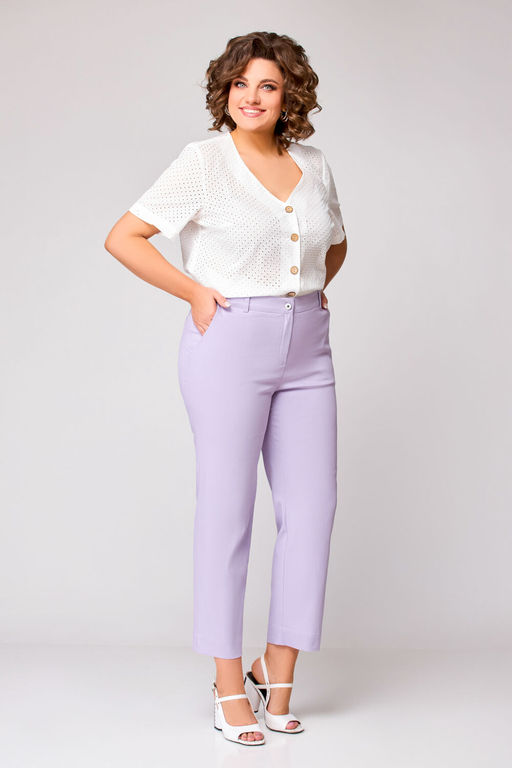 Блуза Swallow 803.2 черный+серебряный узор фото 394