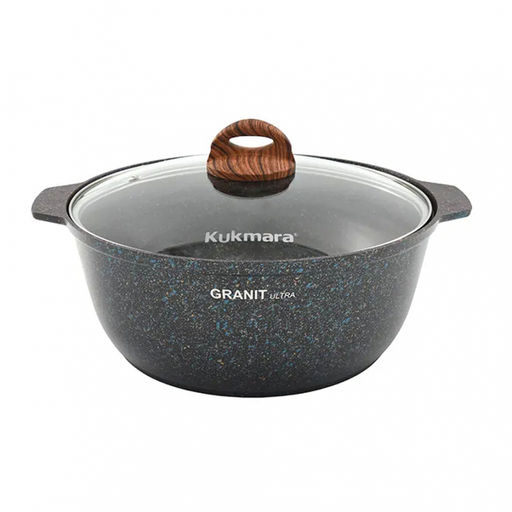 ЛА_АП_GRANIT ULTRA (blue) Кастрюля-жаровня 5,0л со ст.кр, арт. жгг51а