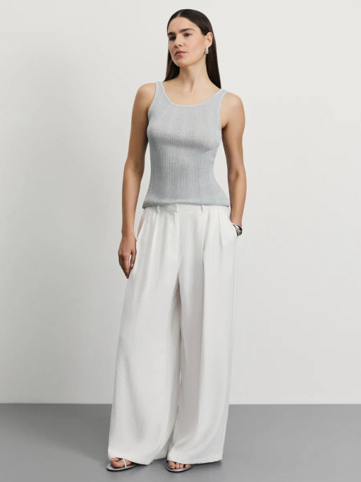 Майка из вискозы с люрексом / Zarina  фото 2