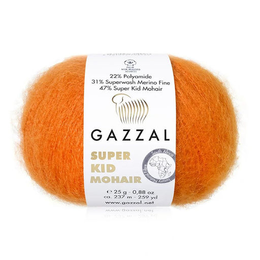 Цена за 6 мотков пряжи SUPER KID MOHAIR