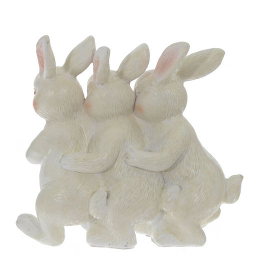 Фигурка декоративная "Зайцы", L12,5 W5 H11,5 см