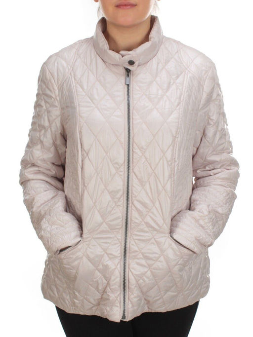 B-11 BEIGE Куртка демисезонная женская NO NAME (50 гр. синтепон) - Фабричный китай фото 2