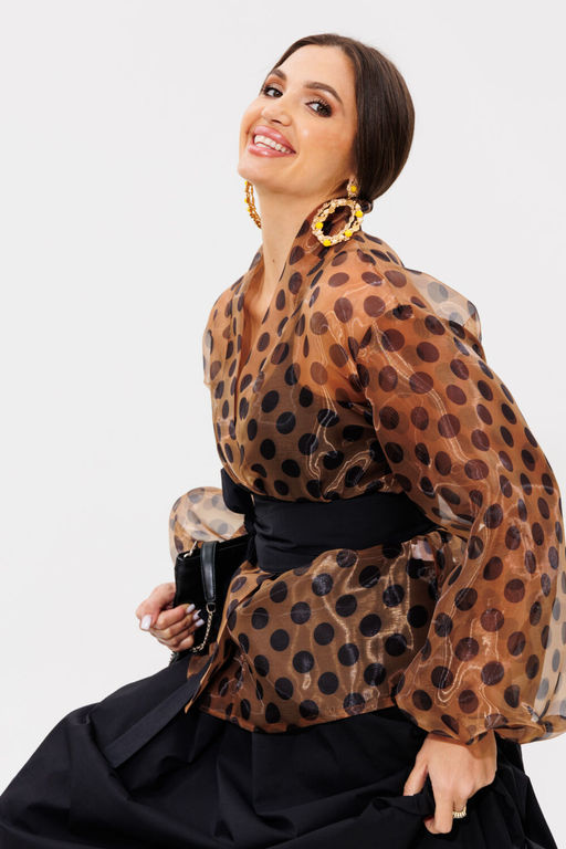 Блуза Anastasia 1061.1 кофе