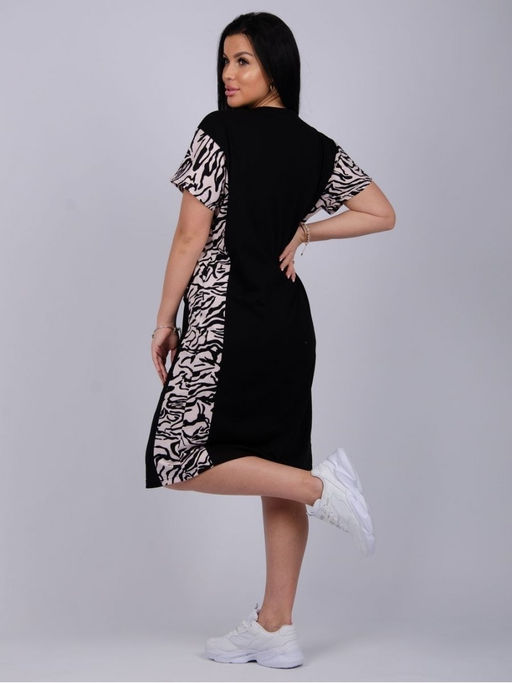 Платье "Иволга" зебра, трикотаж